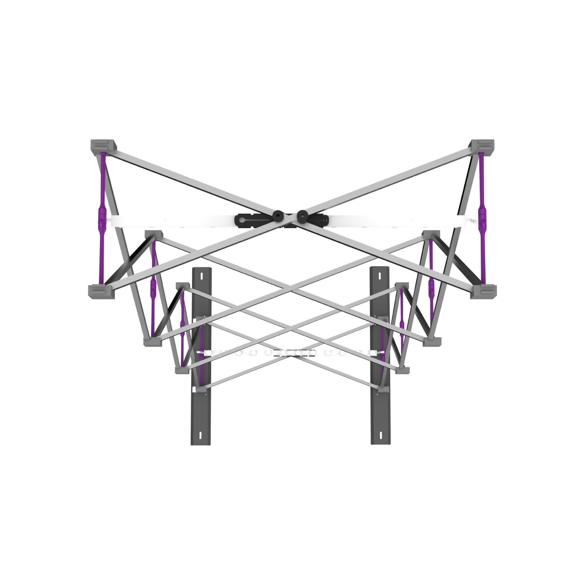 Hopup 2.5ft Backlit Straight Full Height Tension Fabric Display Kit