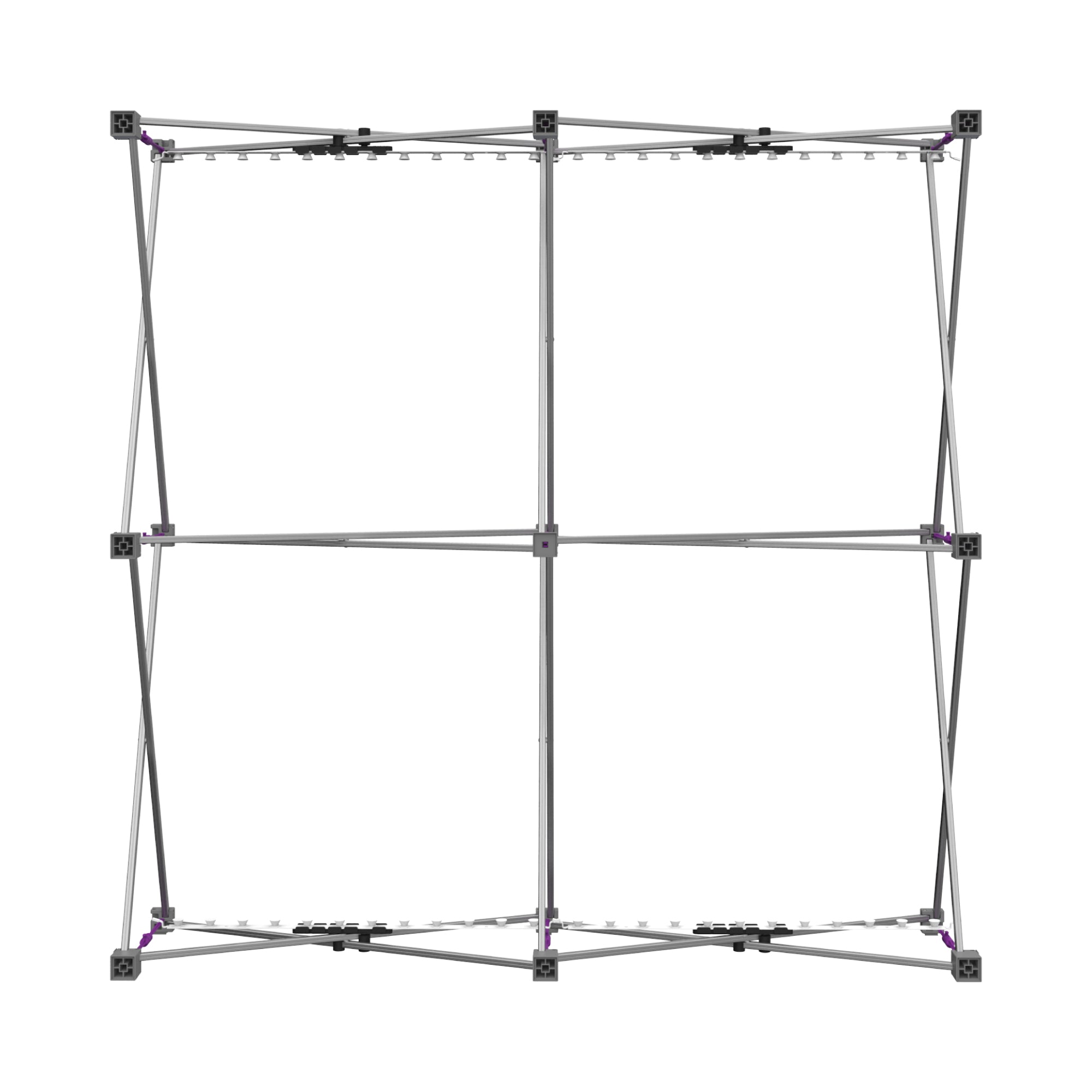 Hopup 5ft Backlit Straight Tabletop Tension Fabric Display