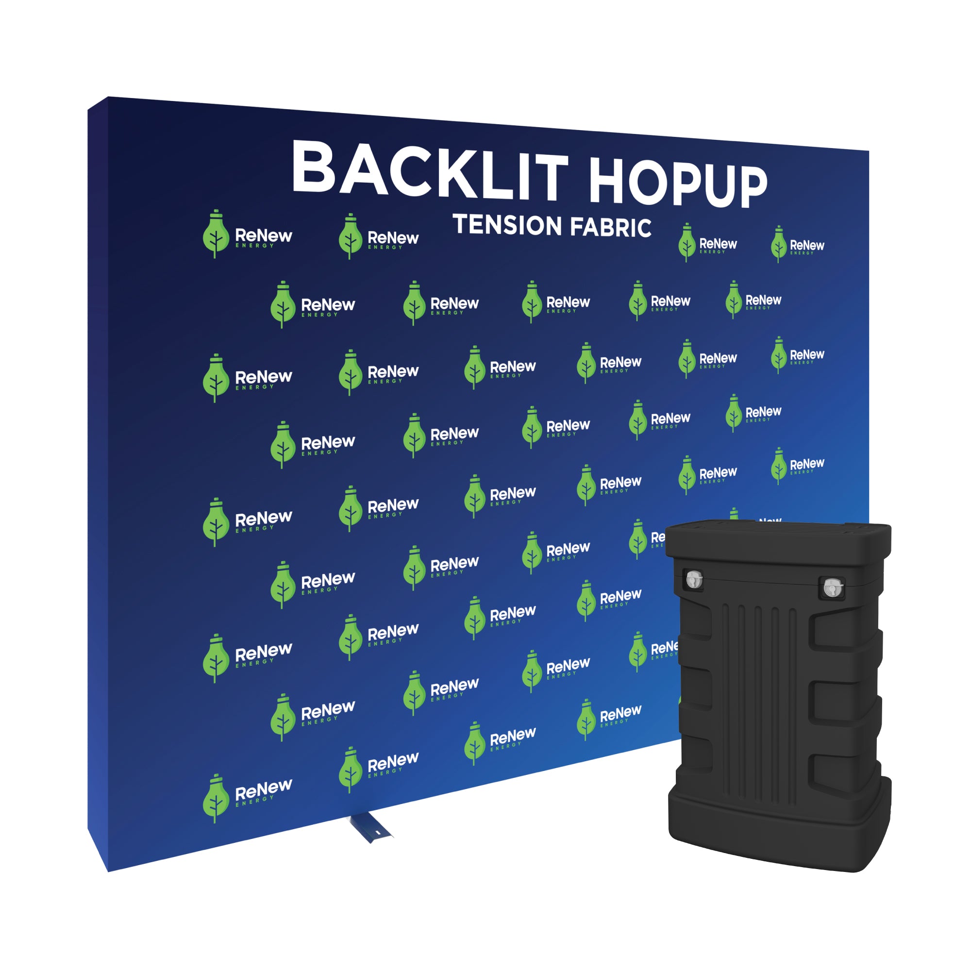 Hopup 10ft Backlit Straight Tension Fabric Display Kit