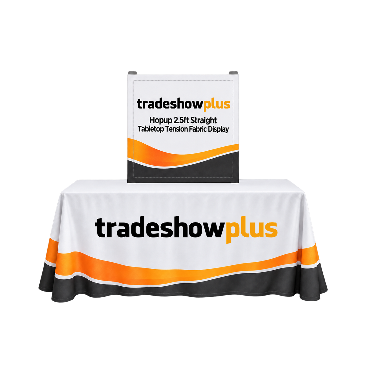 Hopup 2.5ft Straight Tabletop Tension Fabric Display
