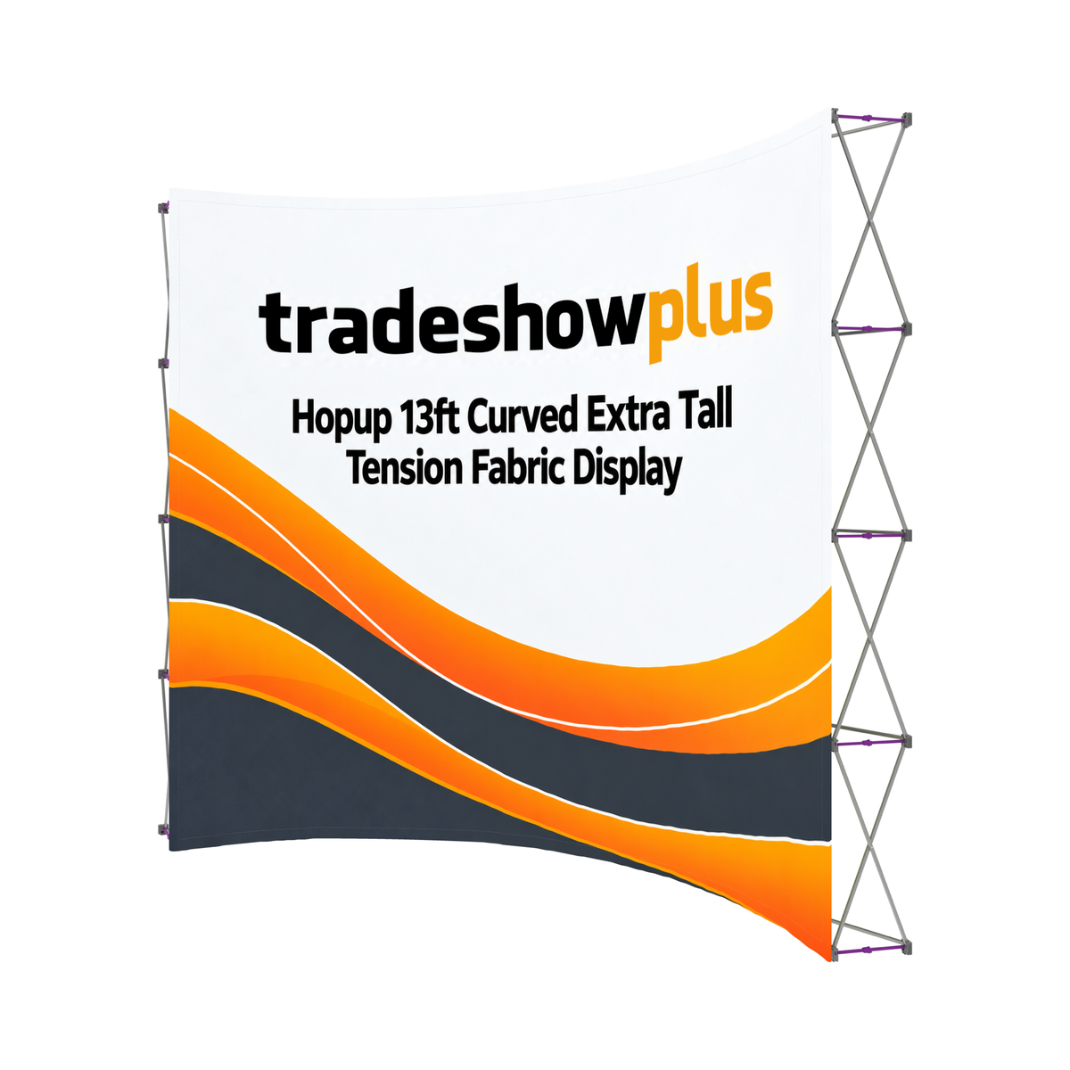 Hopup 13ft Curved Extra Tall Tension Fabric Display