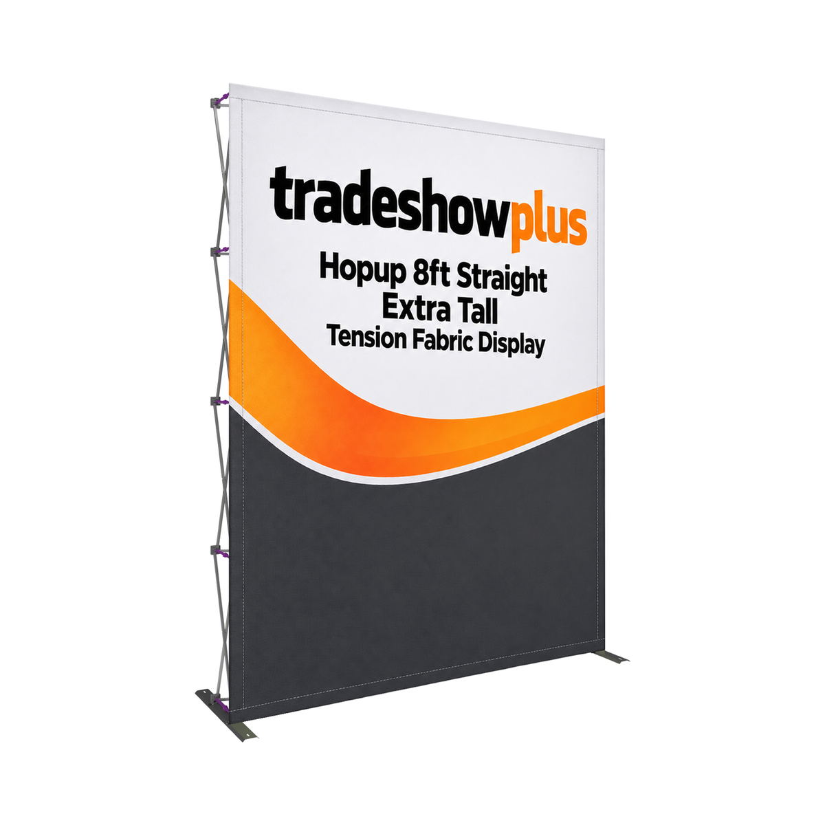 Hopup 8ft Straight Extra Tall Tension Fabric Display