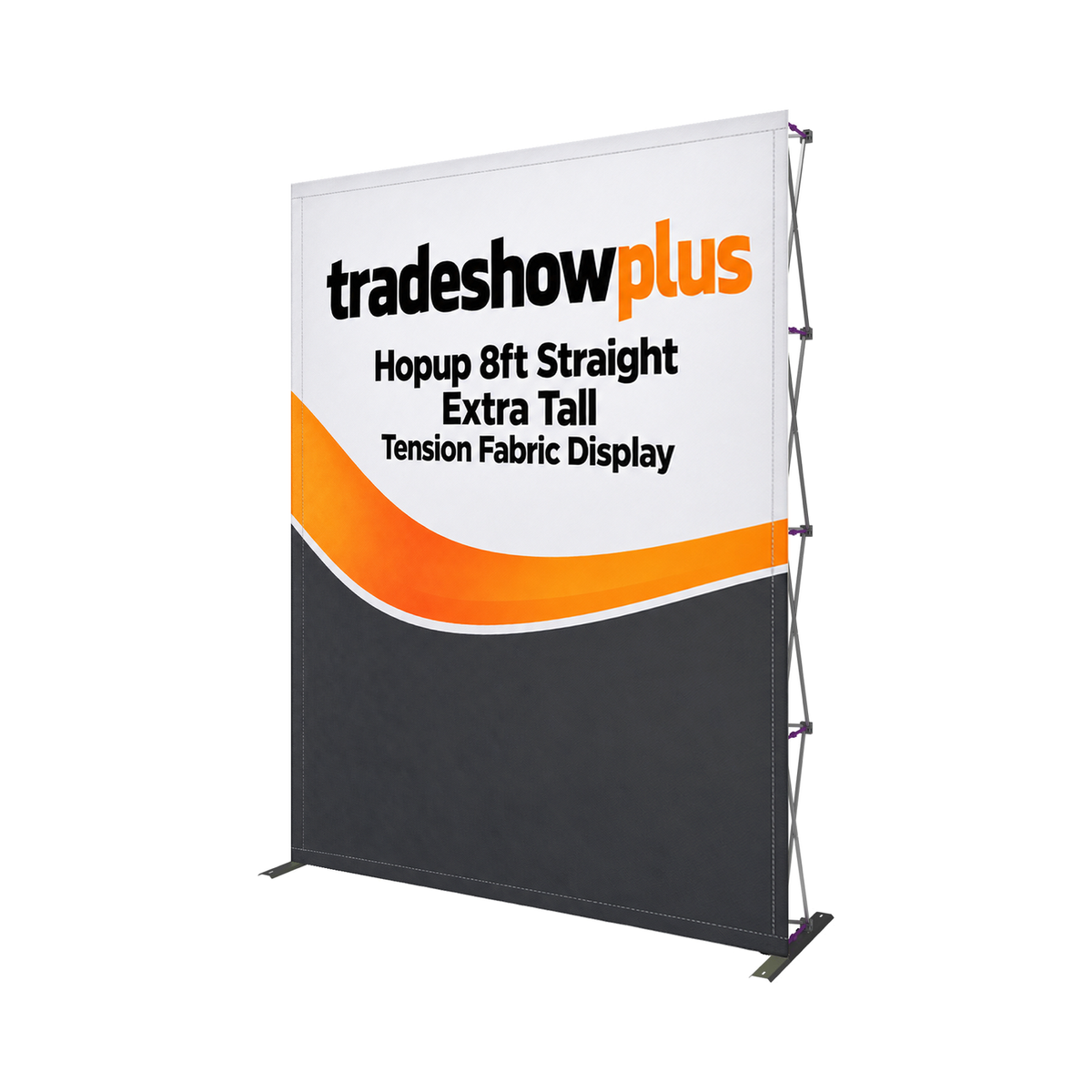 Hopup 8ft Straight Extra Tall Tension Fabric Display