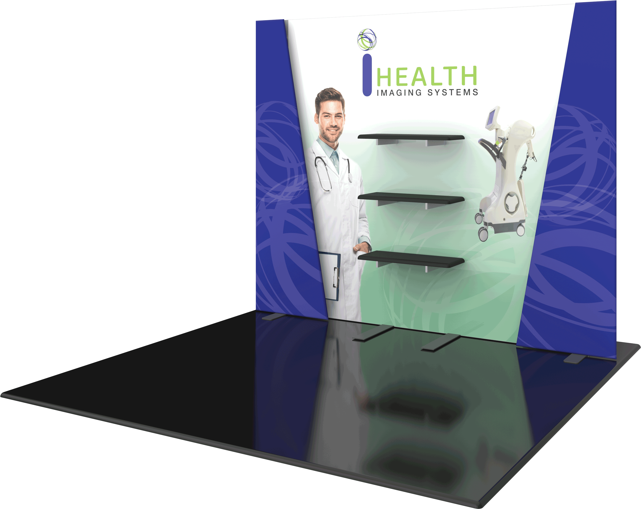 Hybrid Pro 10ft Modular Backwall Kit 27 Replacement Graphics