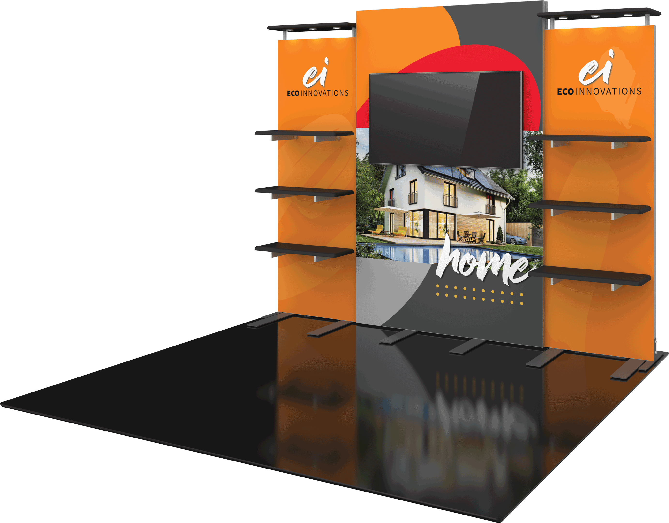 Hybrid Pro 10ft Modular Backwall Kit 30 Replacement Graphics