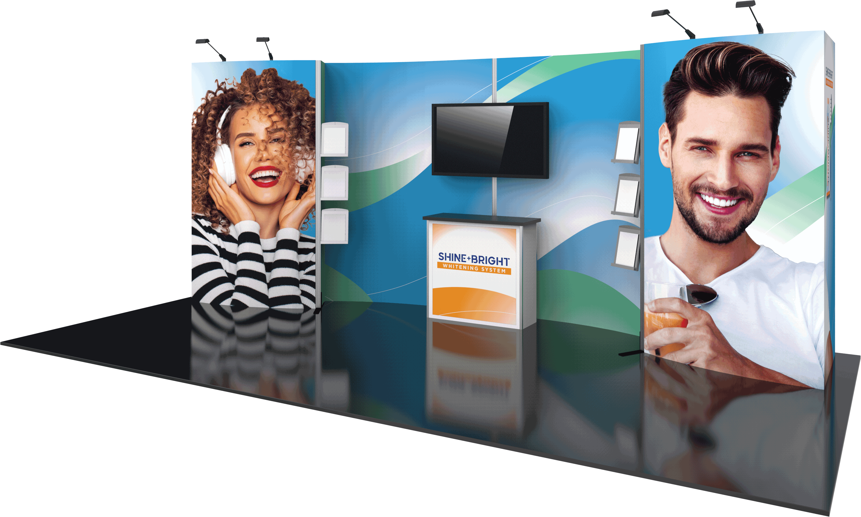 Hybrid Pro 20ft Modular Backwall Kit 10 Replacement Graphics