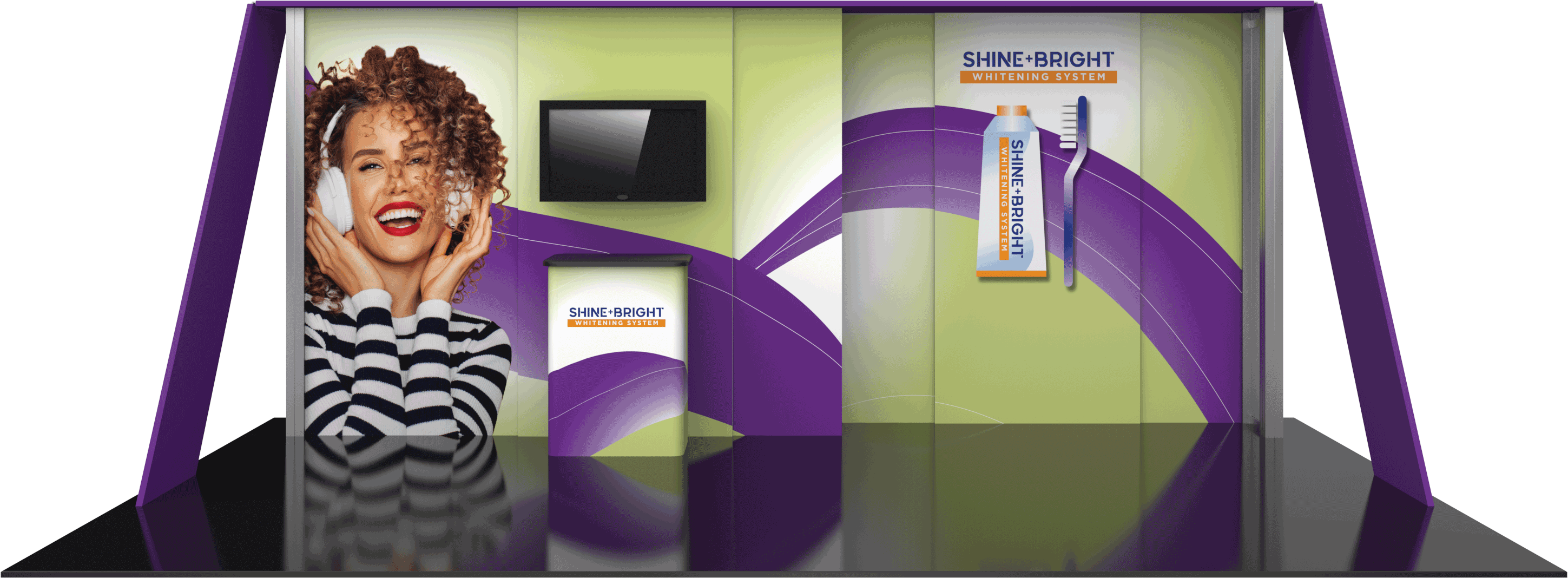 Hybrid Pro 20ft Modular Backwall Kit 15 Replacement Graphics