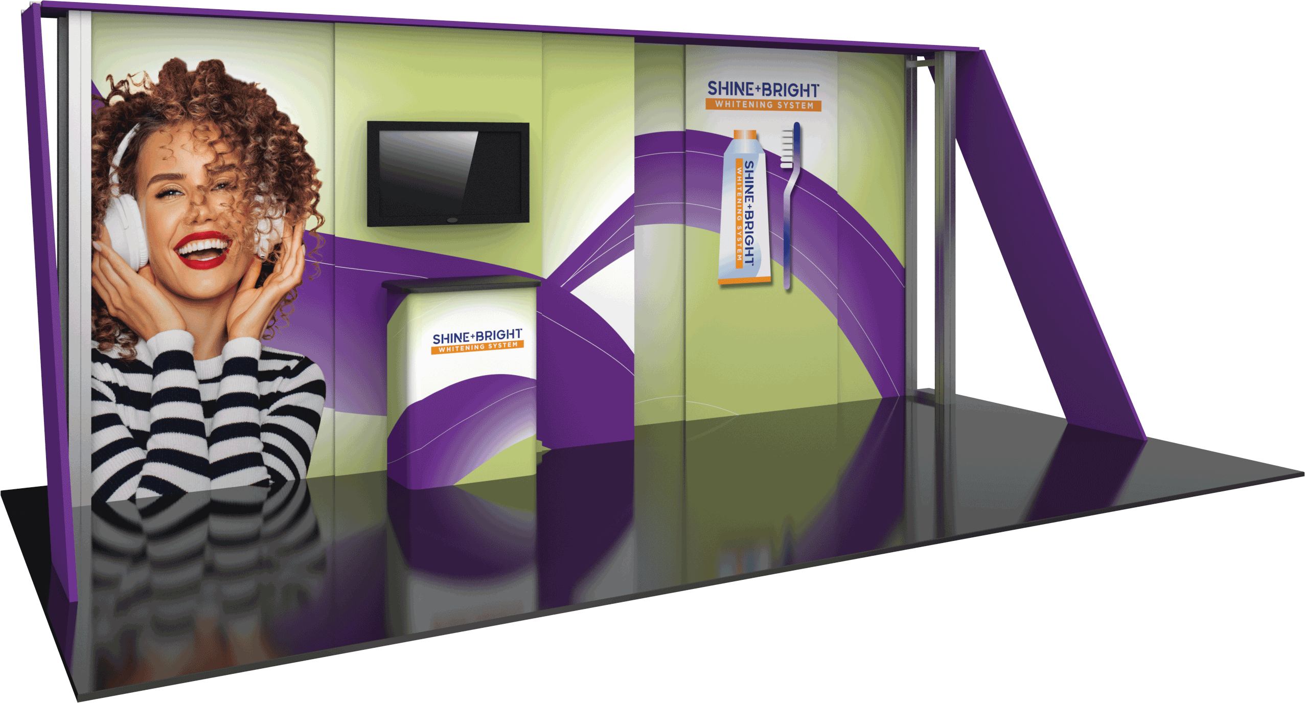 Hybrid Pro 20ft Modular Backwall Kit 15 Replacement Graphics