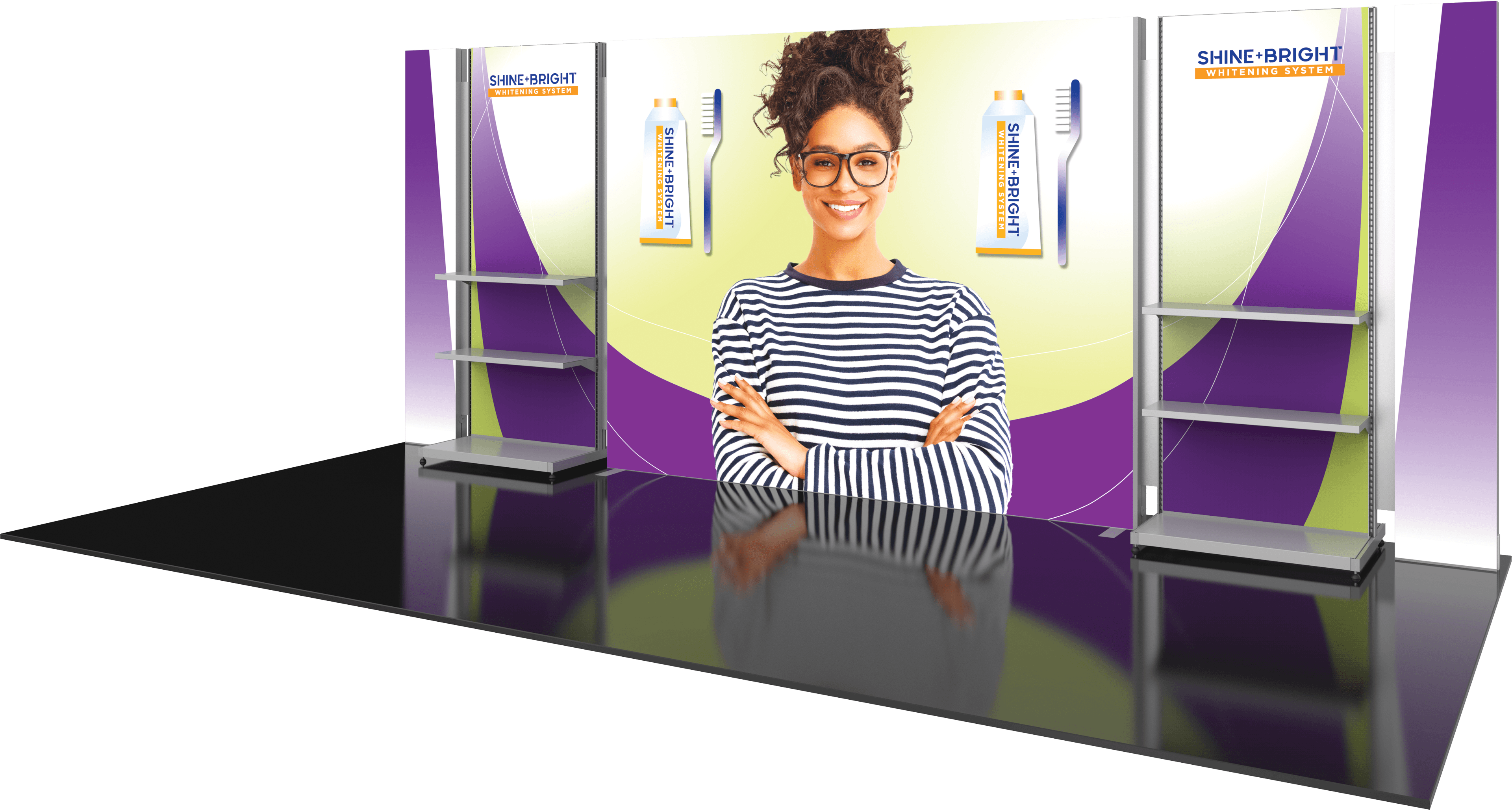 Hybrid Pro 20ft Modular Backwall Kit 36 Replacement Graphics