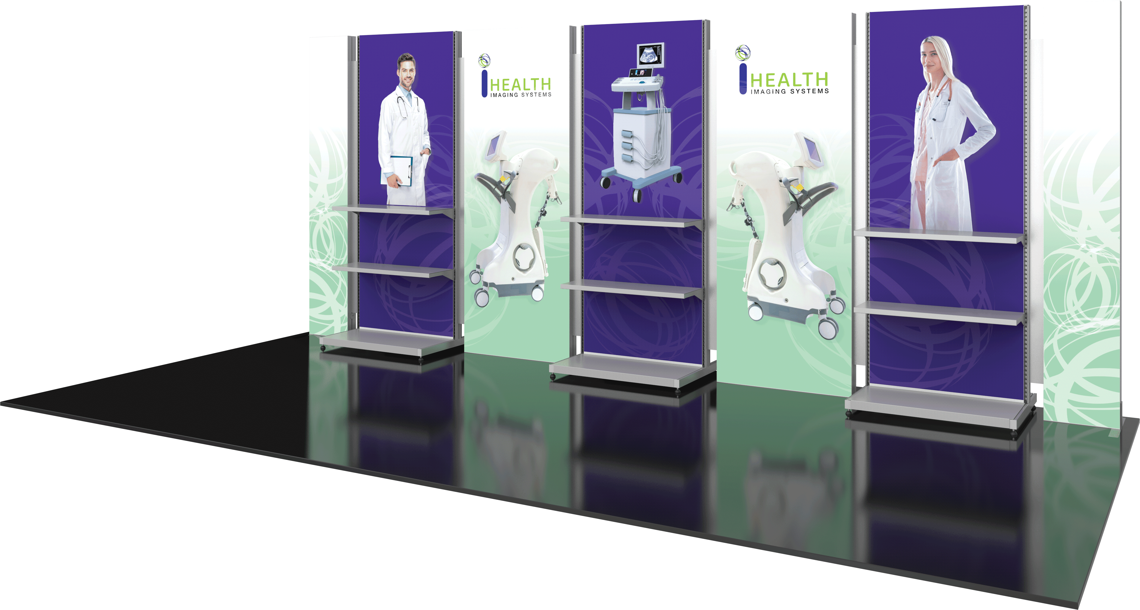 Hybrid Pro 20ft Modular Backwall Kit 37 Replacement Graphics