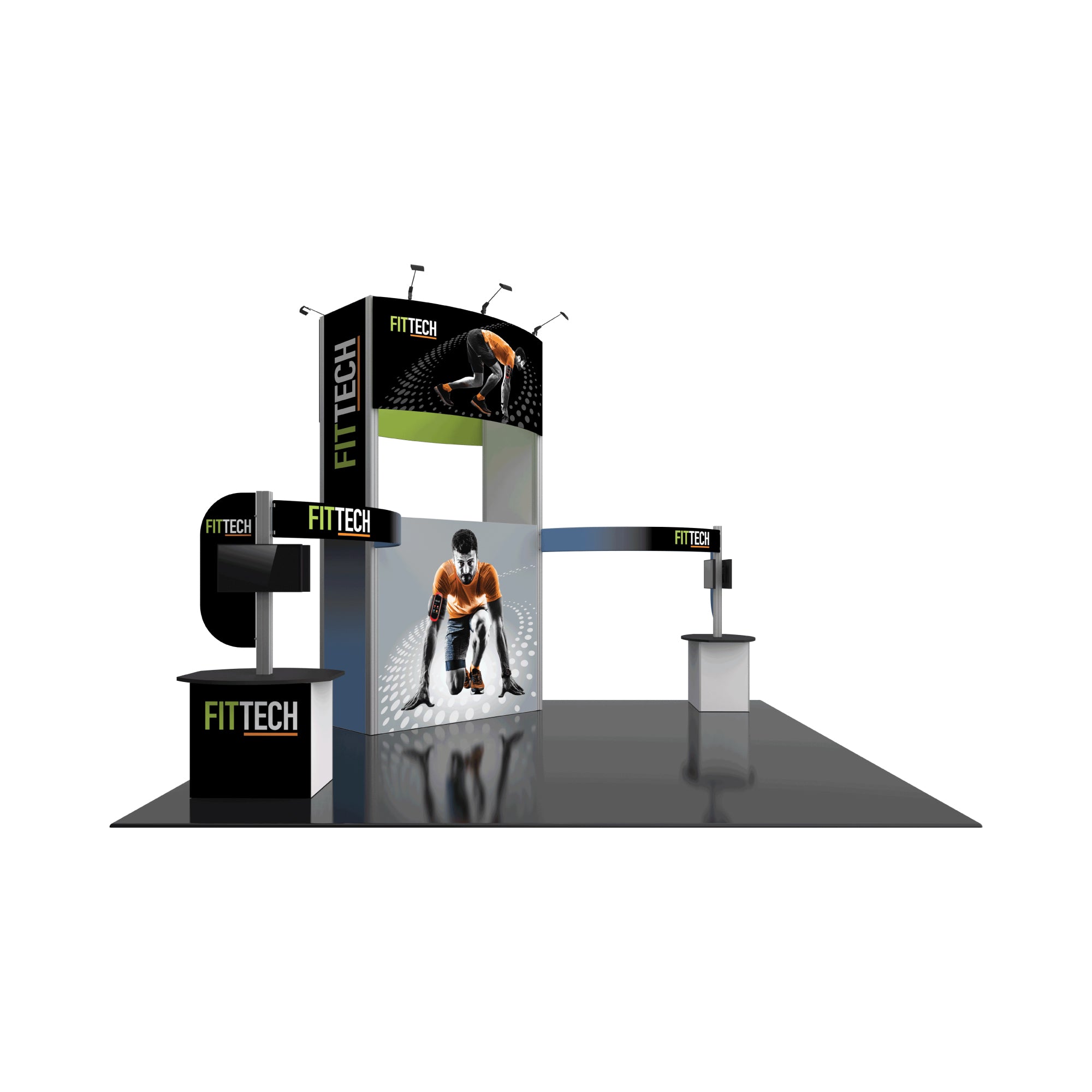 Hybrid Pro 20ft x 20ft Modular Island Kit 17B