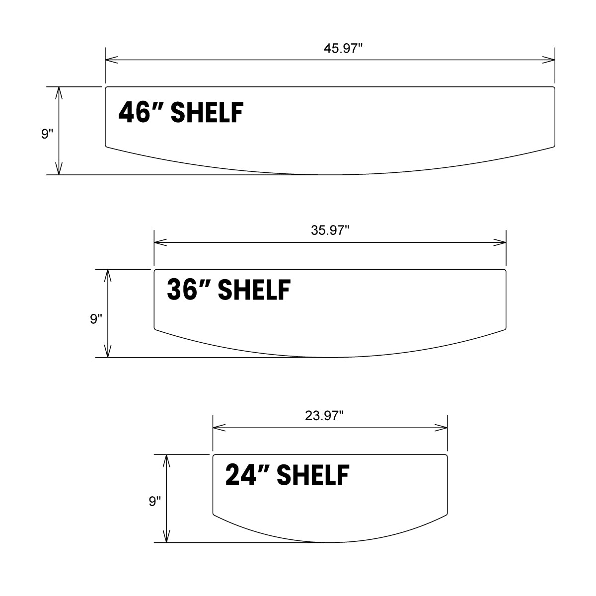 Orbital Truss Straight Internal Shelving