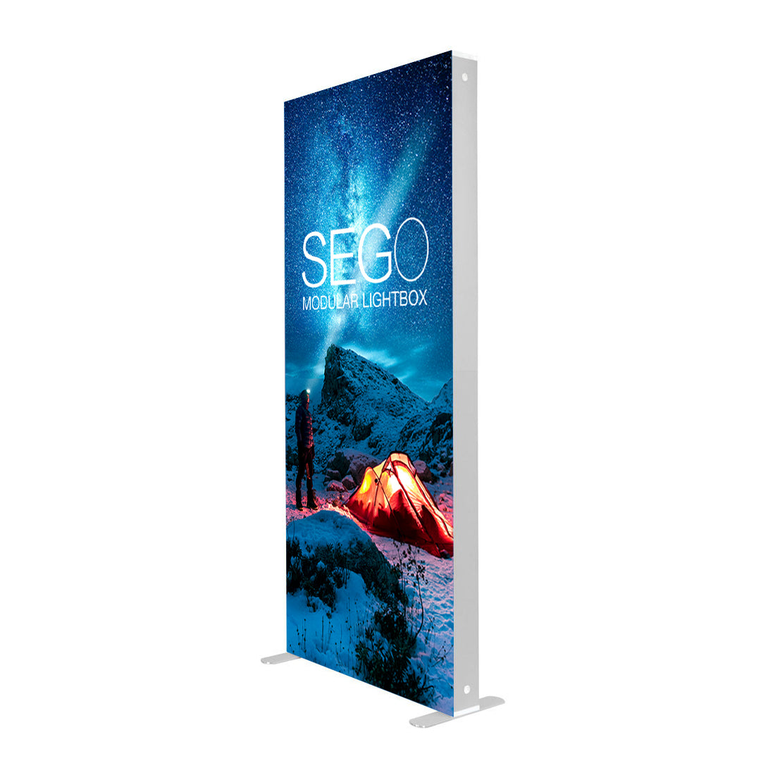 SEGO 40in x 96in Modular Lightbox Display