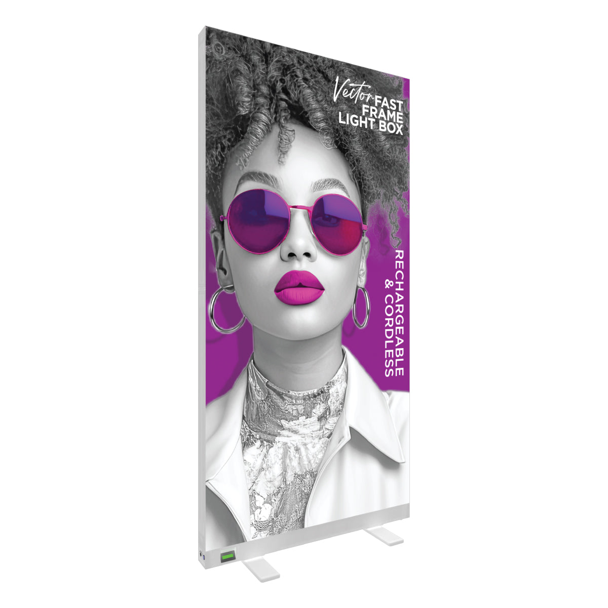 Vector Fast Frame Rechargeable Light Box (36in x 76in)