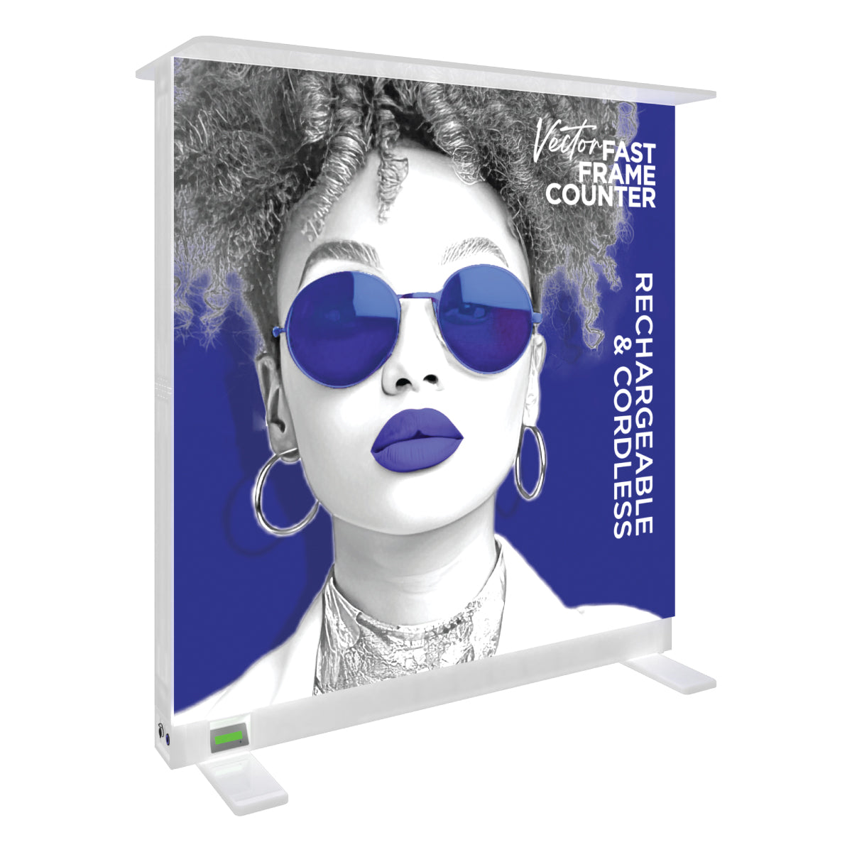 Vector Fast Frame Rechargeable Light Box Counter (39.4in x 43in)