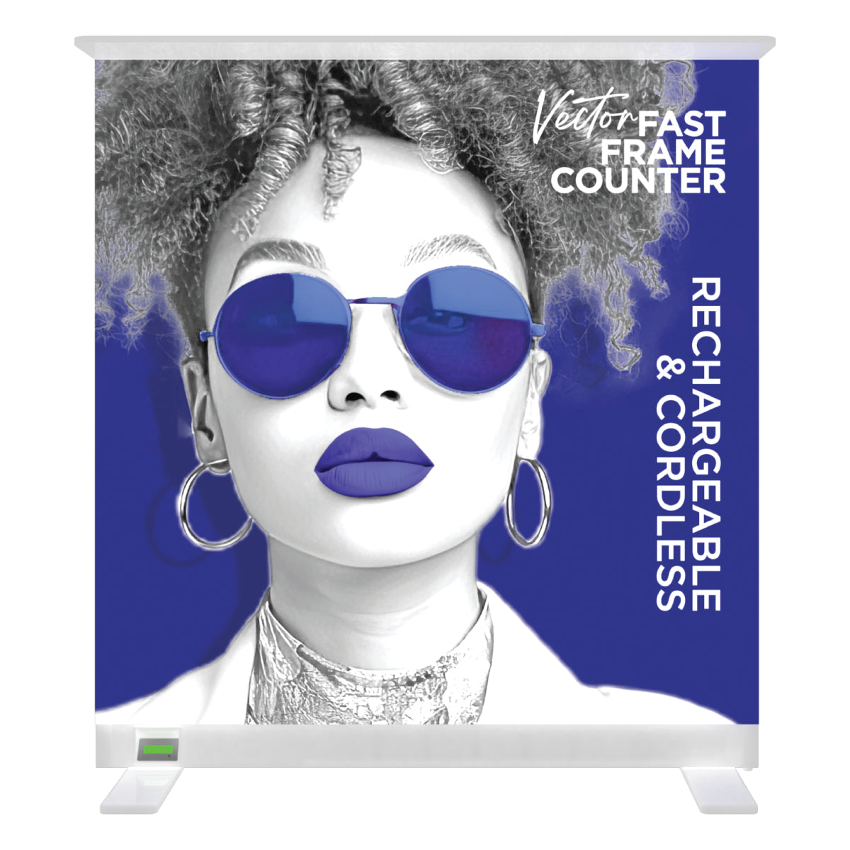 Vector Fast Frame Rechargeable Light Box Counter (39.4in x 43in)