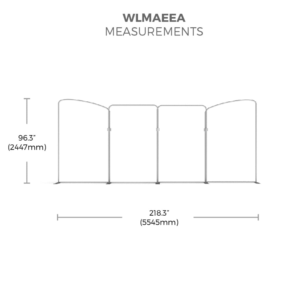 WaveLine Media 20ft Display - KEYSTONE Kit 01