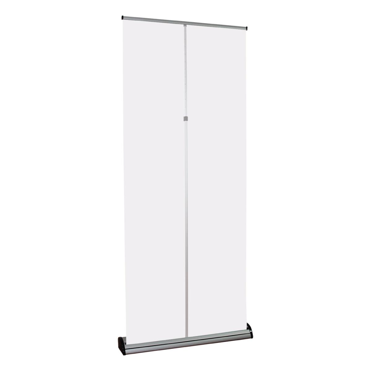 Retractable banner stand for trade shows, exhibitions, and special event displays