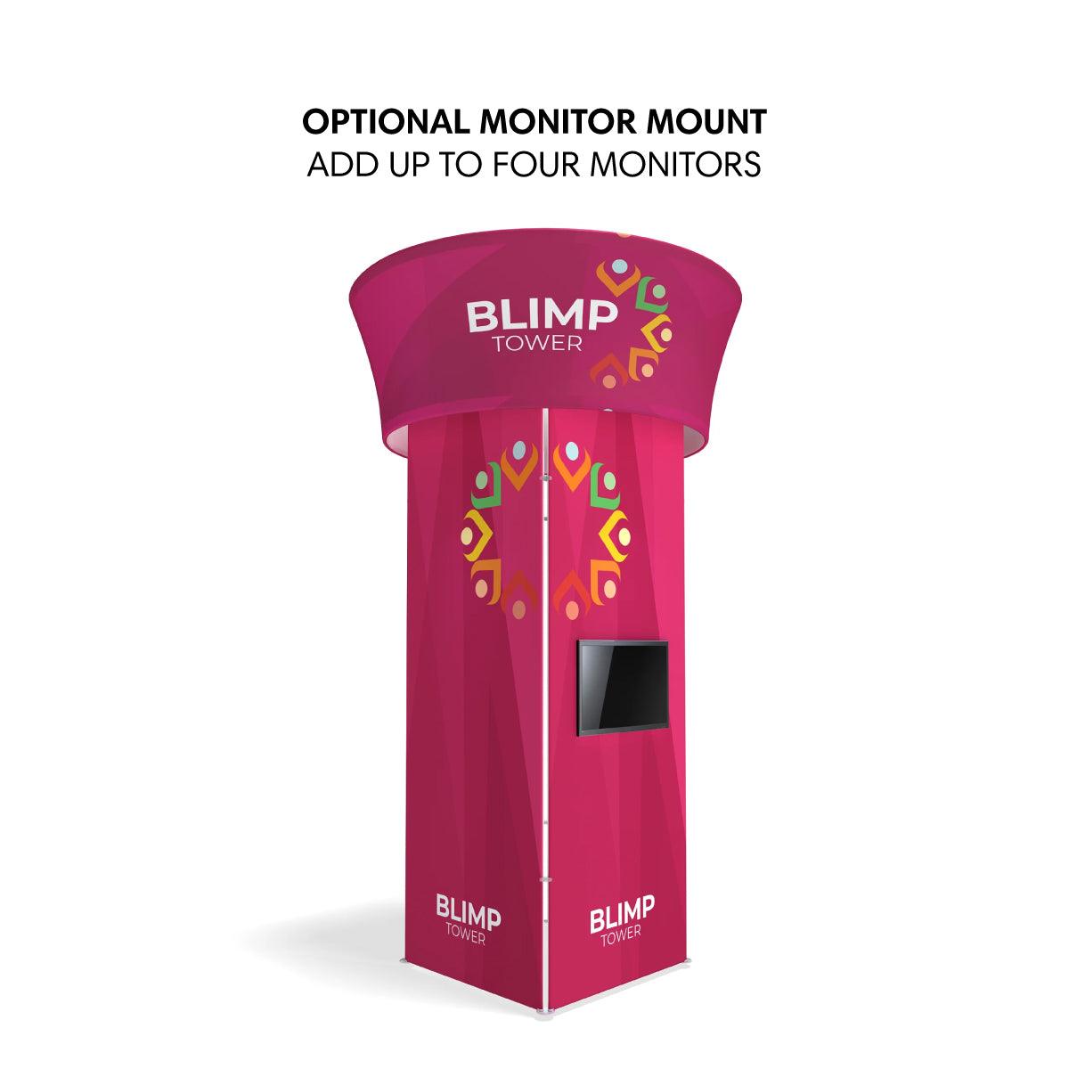 Blimp Square Rotating Tower Display - TradeShowPlus