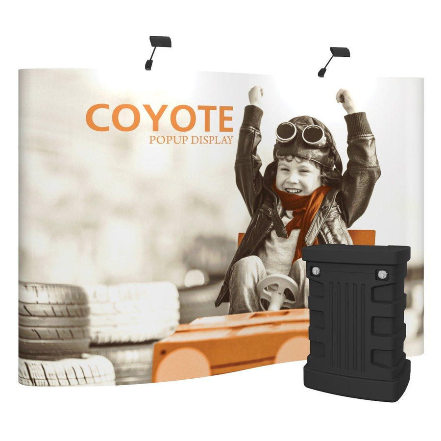 Coyote 11ft Serpentine Mural Fast Kit - TradeShowPlus
