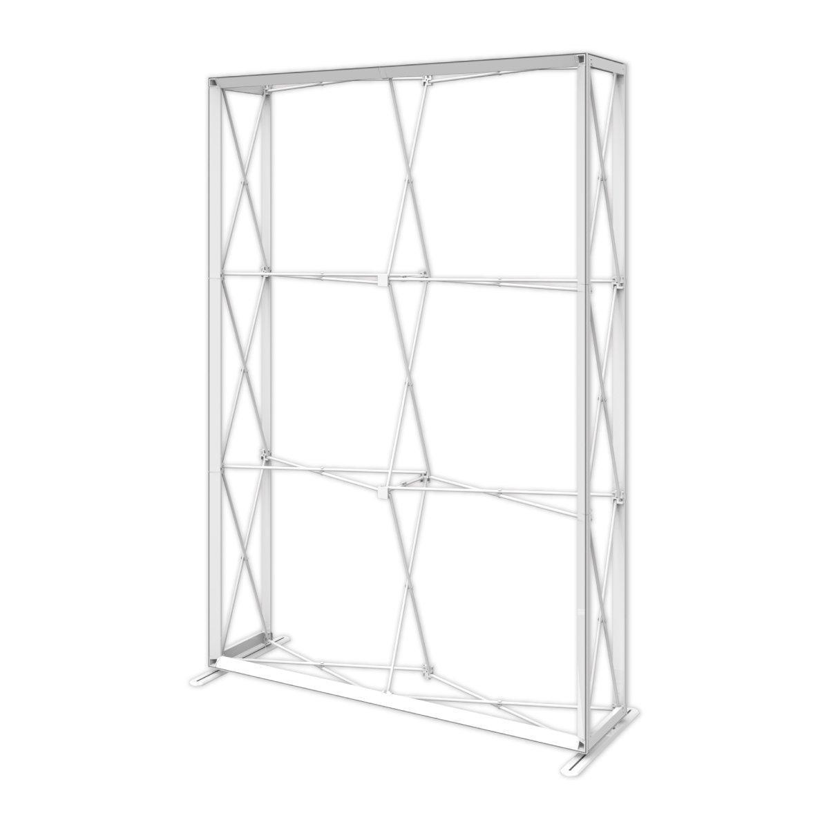 Lightweight collapsible frame display for trade shows, exhibitions, and special events