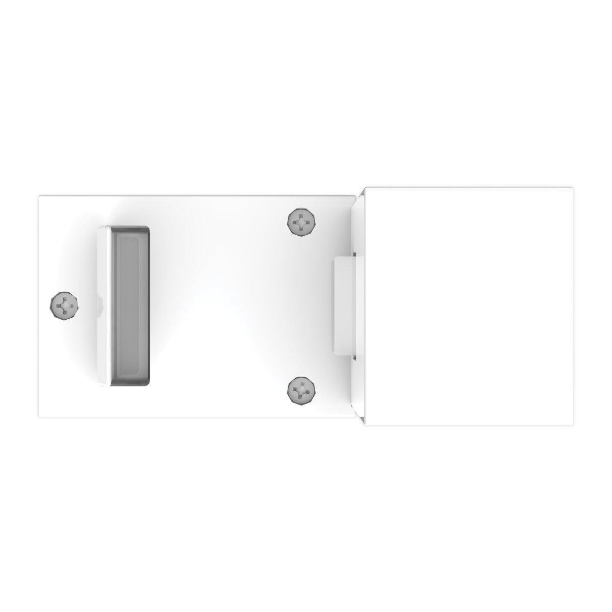 Trade show connector bracket with mounting screws for exhibition displays and event structures