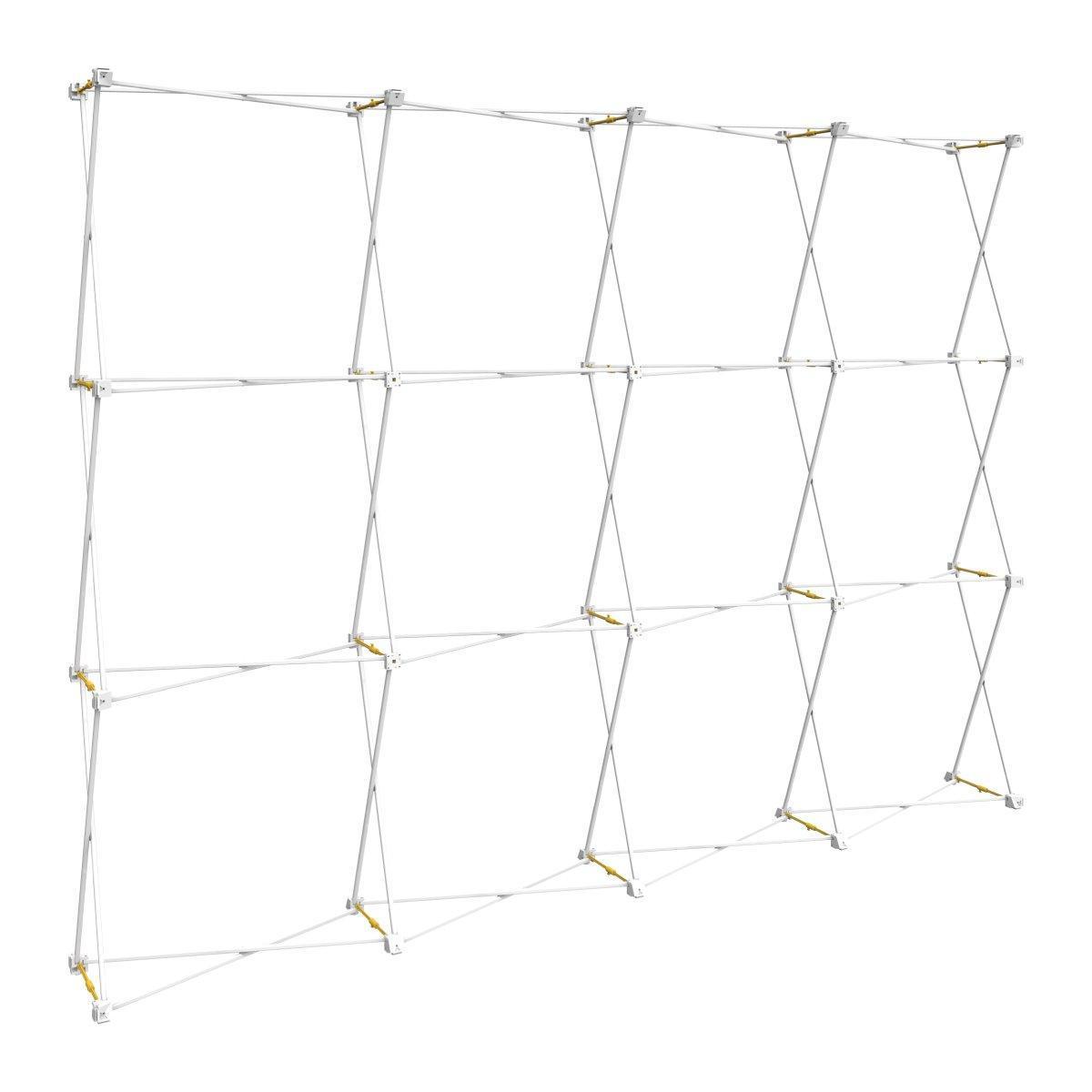 Lightweight collapsible frame for trade show displays and exhibition booths setup