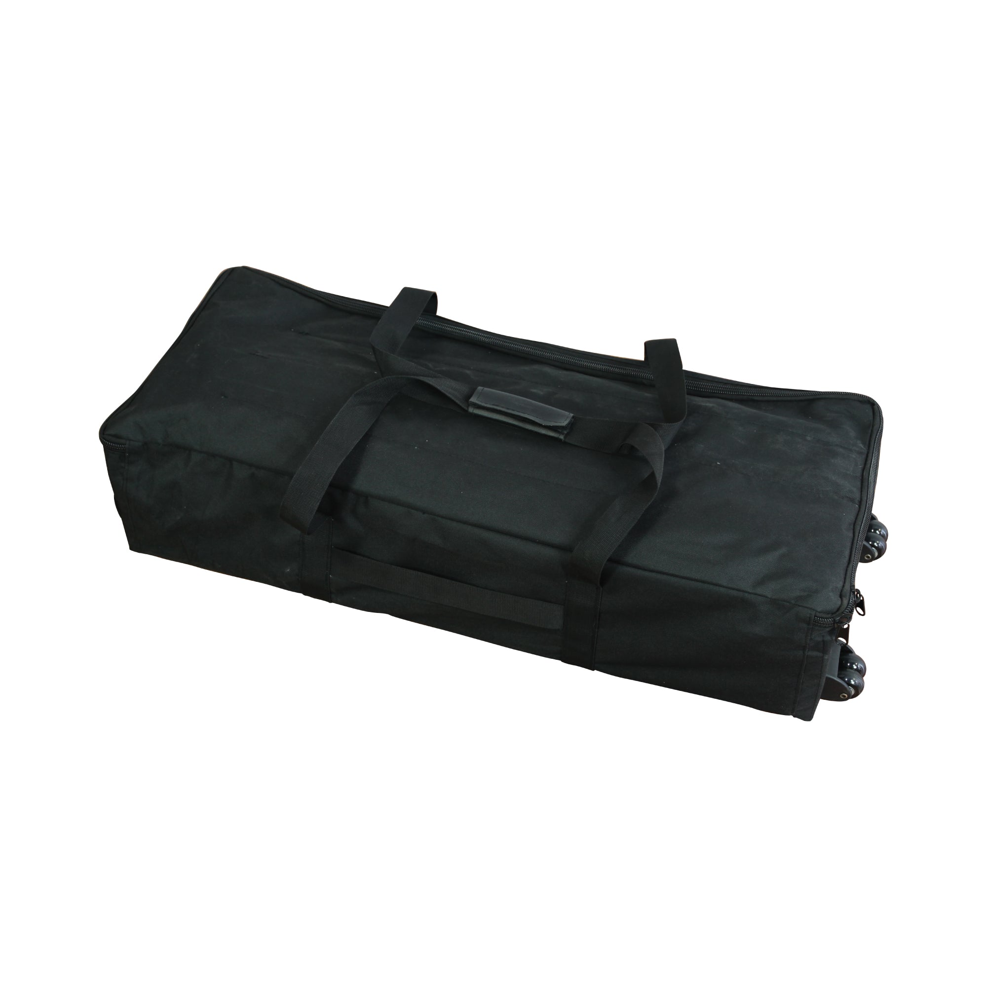 Large wheeled carry bag with handles designed for trade shows, exhibitions, and special event equipment