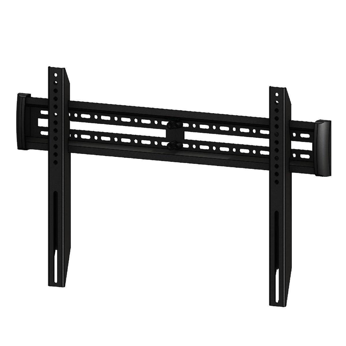 Extrusion-mounted large monitor bracket kit for trade show and exhibition displays