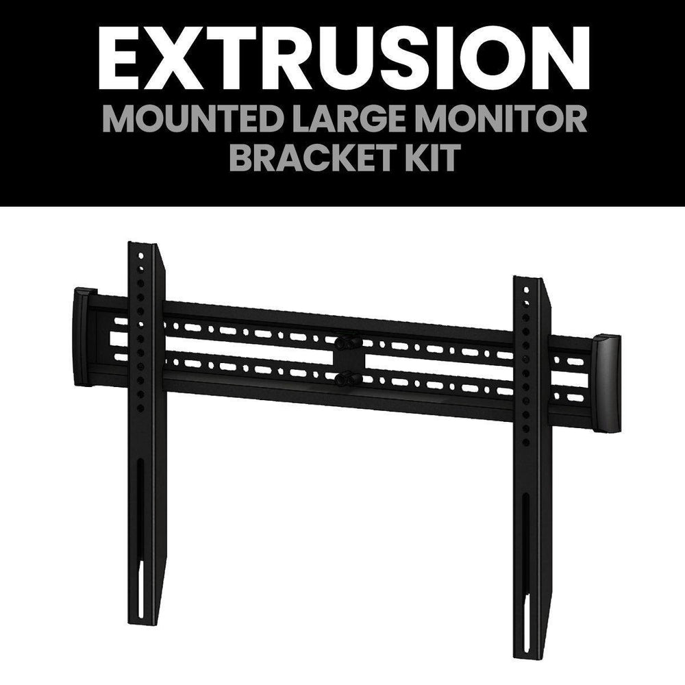 Extrusion Mounted Large Monitor Bracket Kit - TradeShowPlus