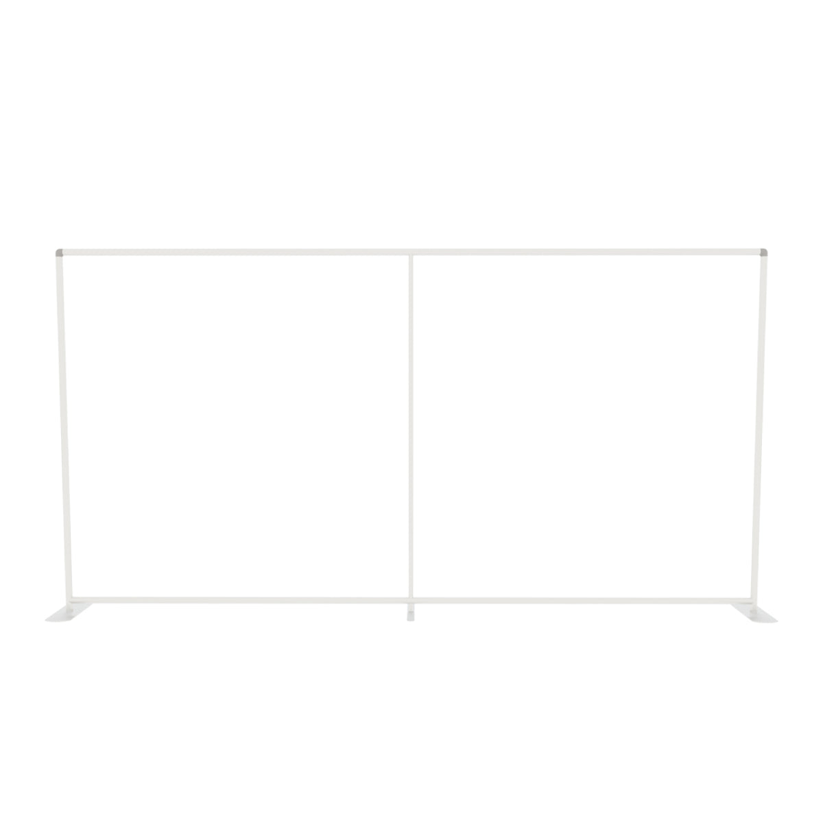 Straight frame display stand for trade shows and exhibitions