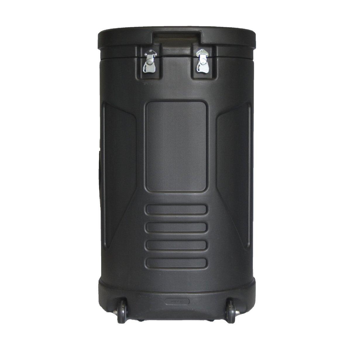 Durable rolling transport case designed for trade shows, exhibitions, and special events