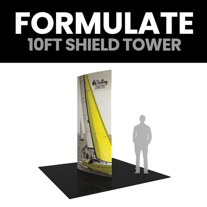 Formulate 10ft Shield Tower - TradeShowPlus