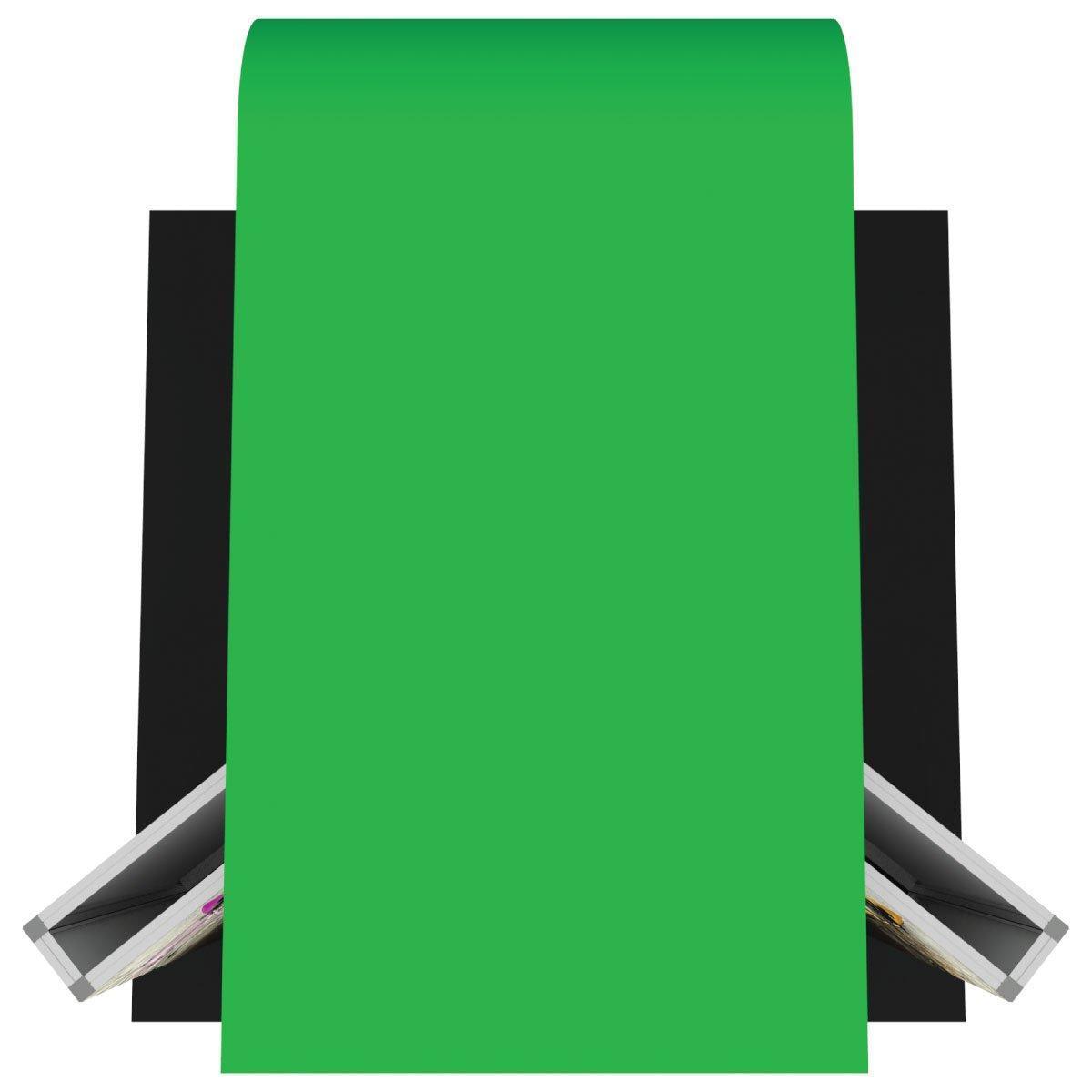 Trade show island kit with multi-panel display and graphic fabric for exhibitions and events