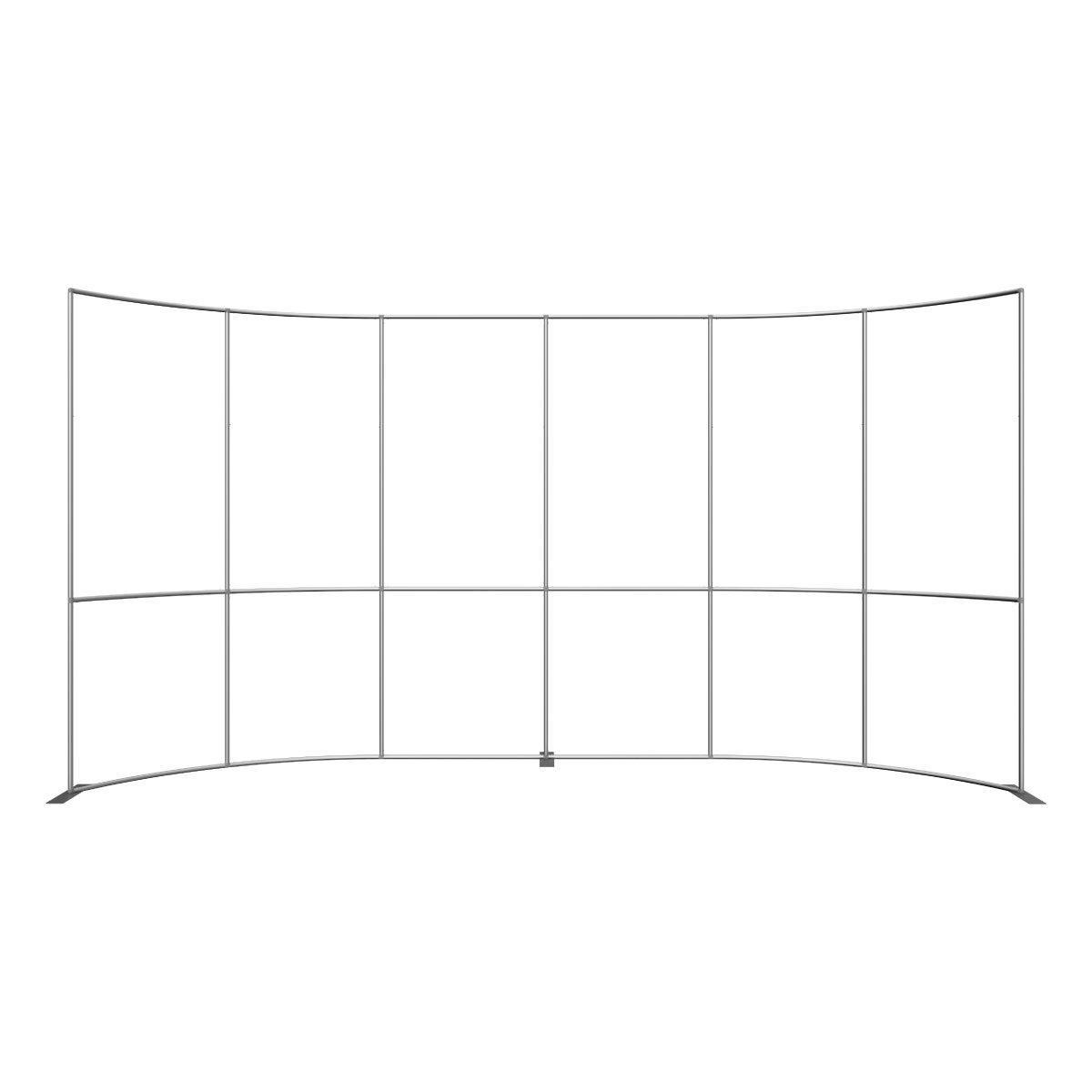 Formulate Master 20ft Horizontal Curve 10ft Tall Display - TradeShowPlus