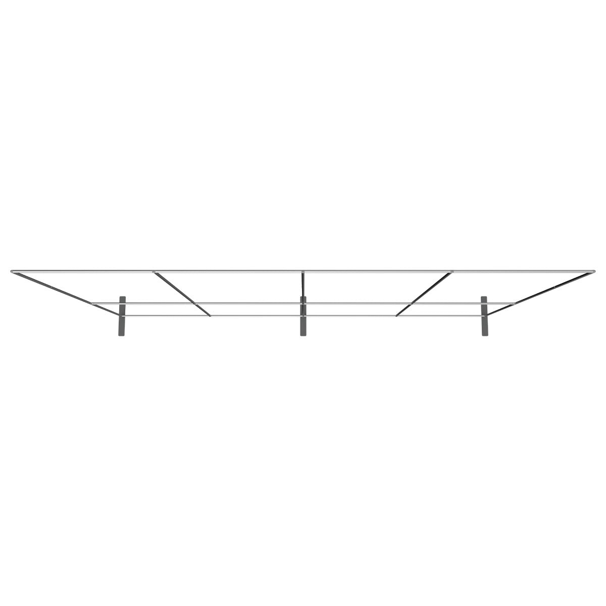 Large rectangular trade show display frame for exhibitions and special events booth setup