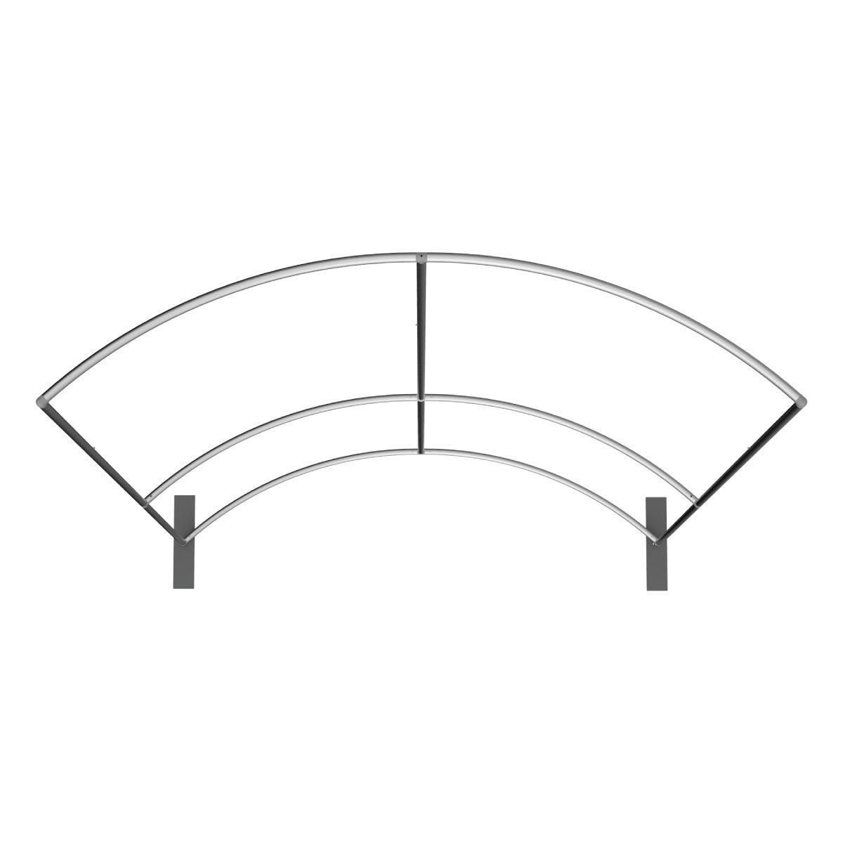 Formulate Master 8ft Horizontal Curve 10ft Tall Display - TradeShowPlus