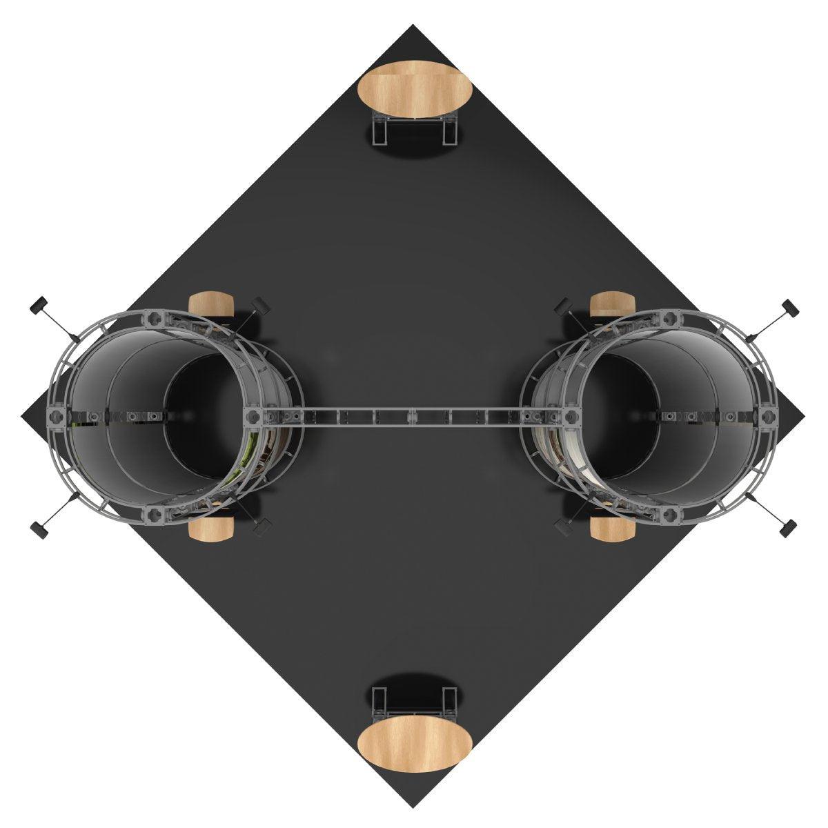 Gemini 20ft Island Truss Display - TradeShowPlus