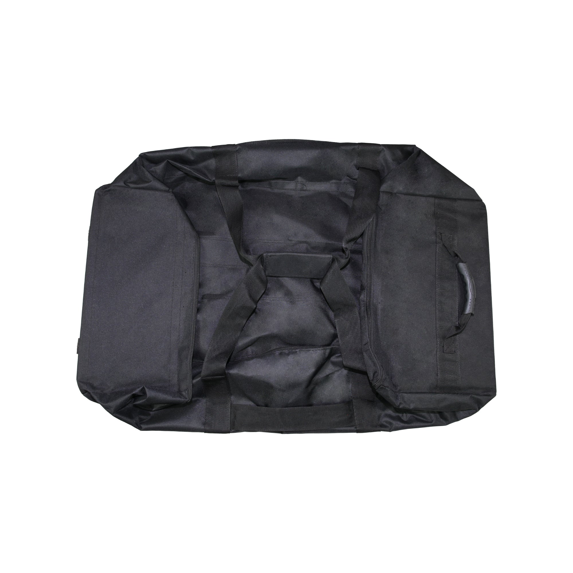 Large durable carrying bag with dual side pockets and handles for trade shows and special events
