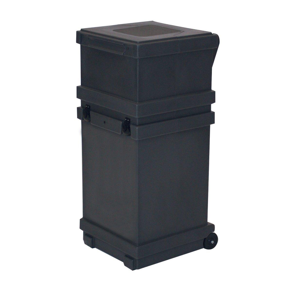 Portable shipping case with wheels, ideal for safely transporting trade show and exhibition materials