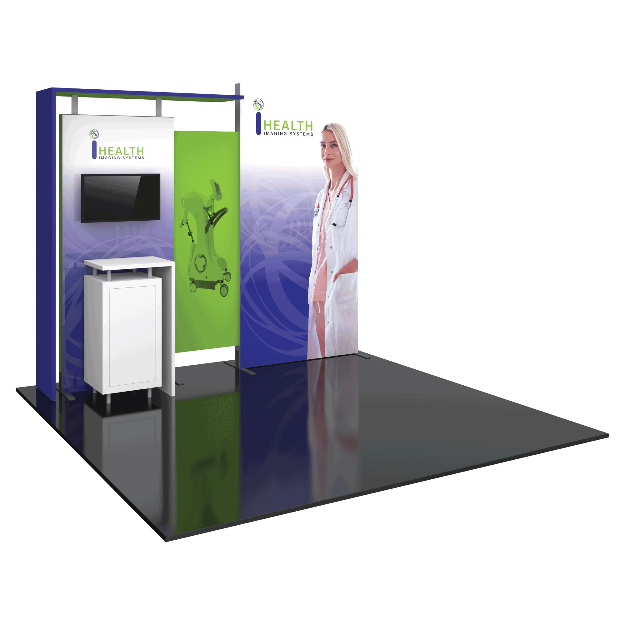 Hybrid Pro 10ft Backlit Modular Backwall Kit 03