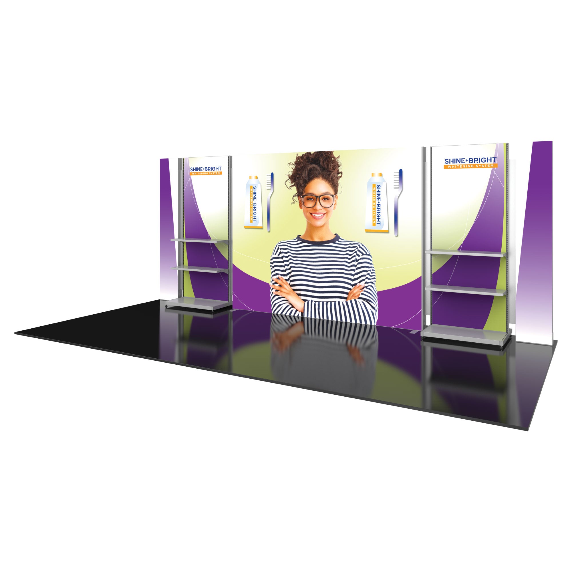 Hybrid Pro 20ft Backlit Modular Backwall Kit 36