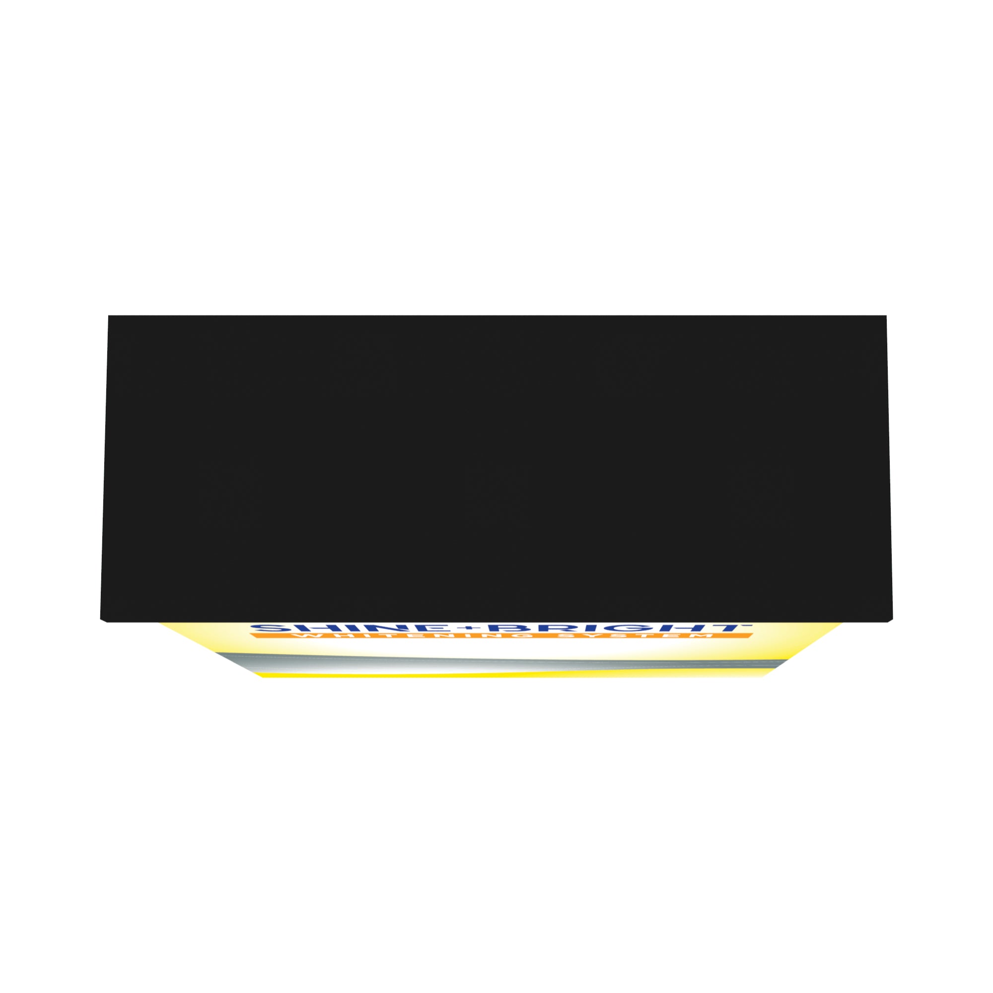 Modular exhibition counter with illuminated branded graphic for trade shows and special events