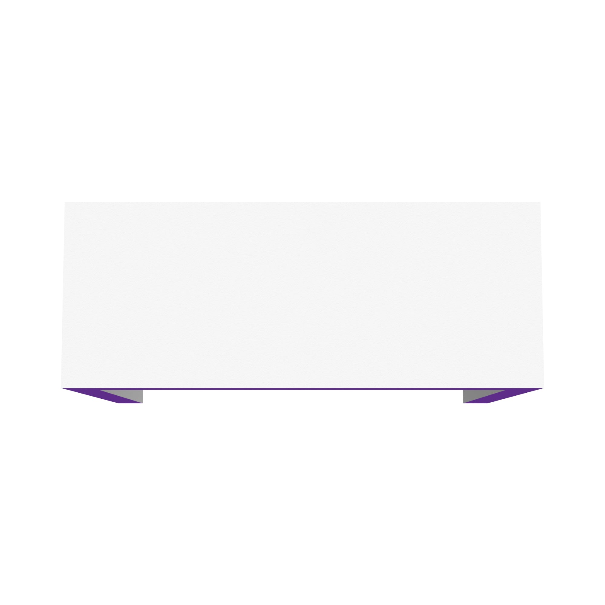 Modular trade show counter with sleek, modern design for exhibitions and special events