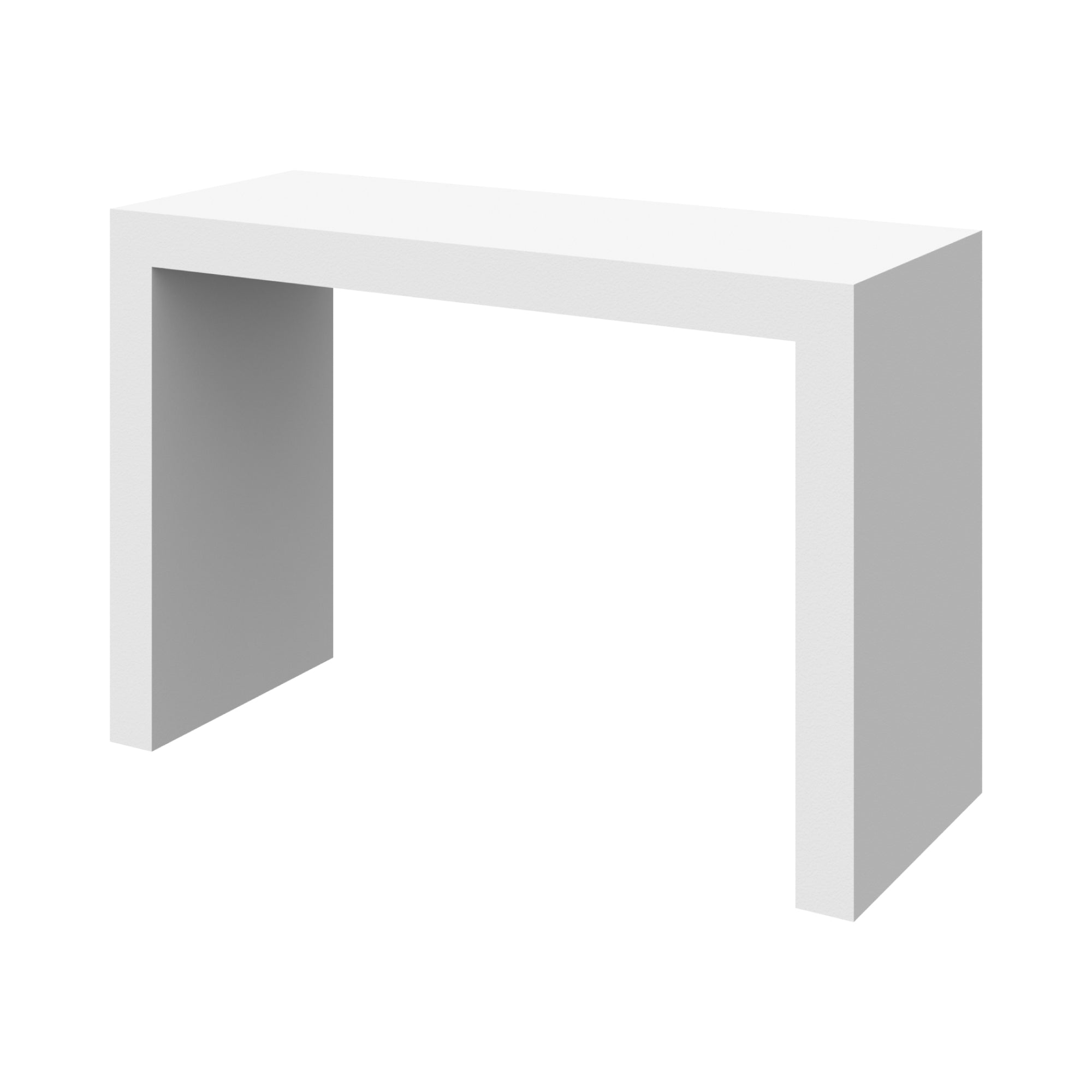 Modular counter table designed for trade shows, exhibitions, and special events