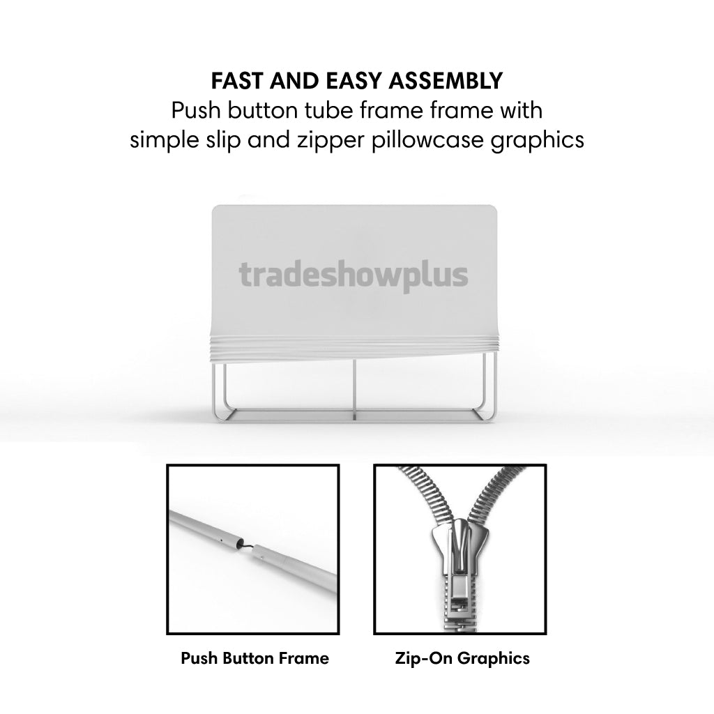 Monolith 10ft x 8ft Tension Fabric Display - TradeShowPlus