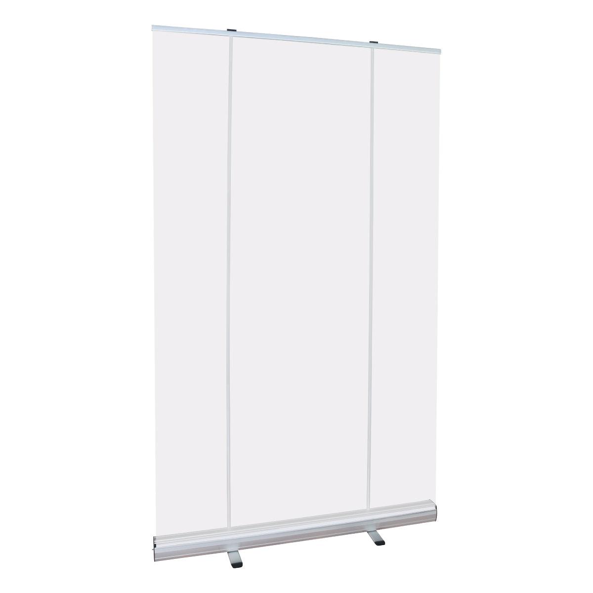 Retractable banner stand display ideal for trade shows, exhibitions, and special event marketing