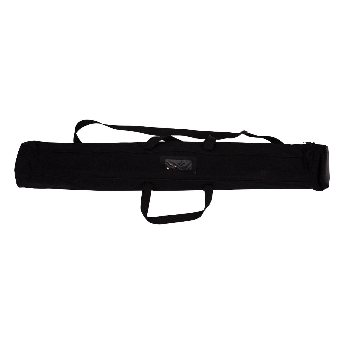 Portable storage bag for trade show banner stands and exhibition displays