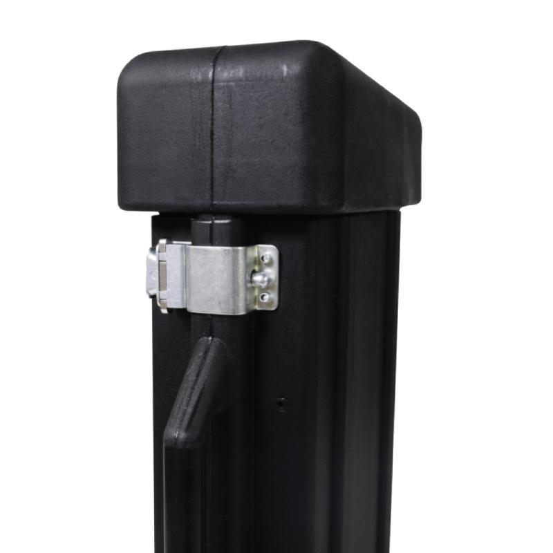 Durable shipping case latch designed for secure transport at trade shows and special events