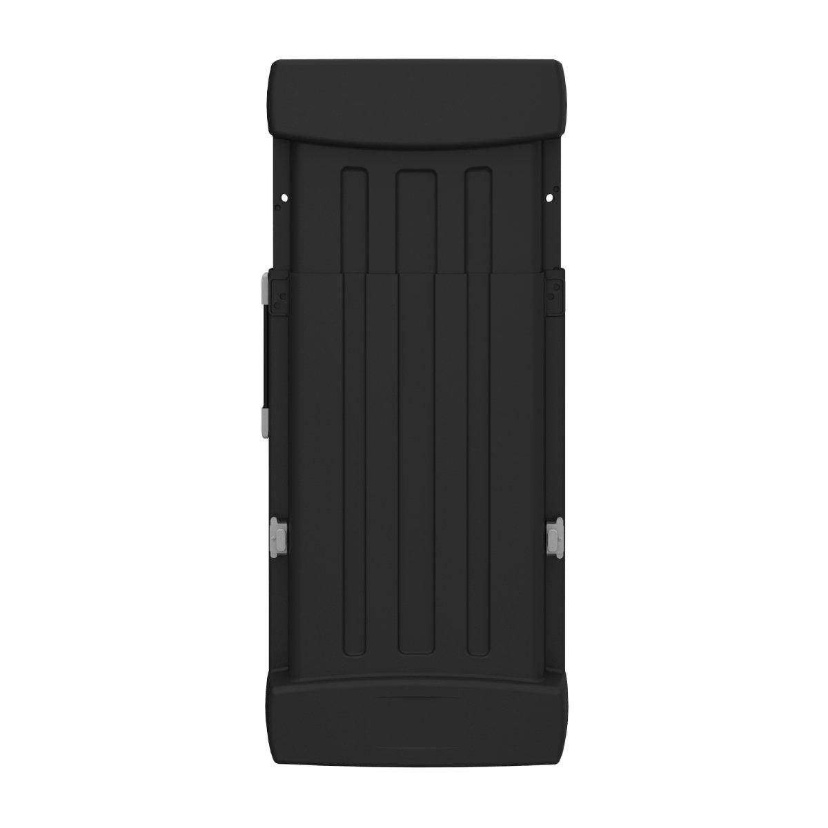 Durable shipping case with secure latches for transporting exhibits at trade shows and events